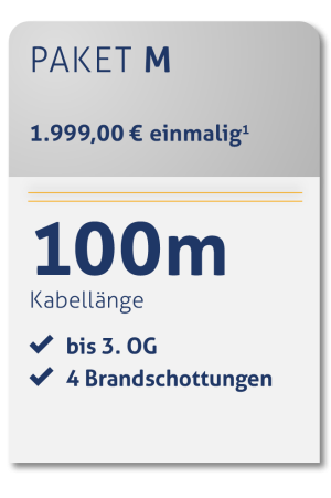 Innenhausverkabelung Paket M