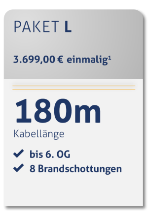 Innenhausverkabelung Paket L