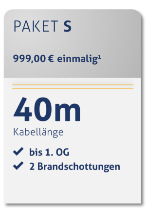 Innenhausverkabelung Paket S